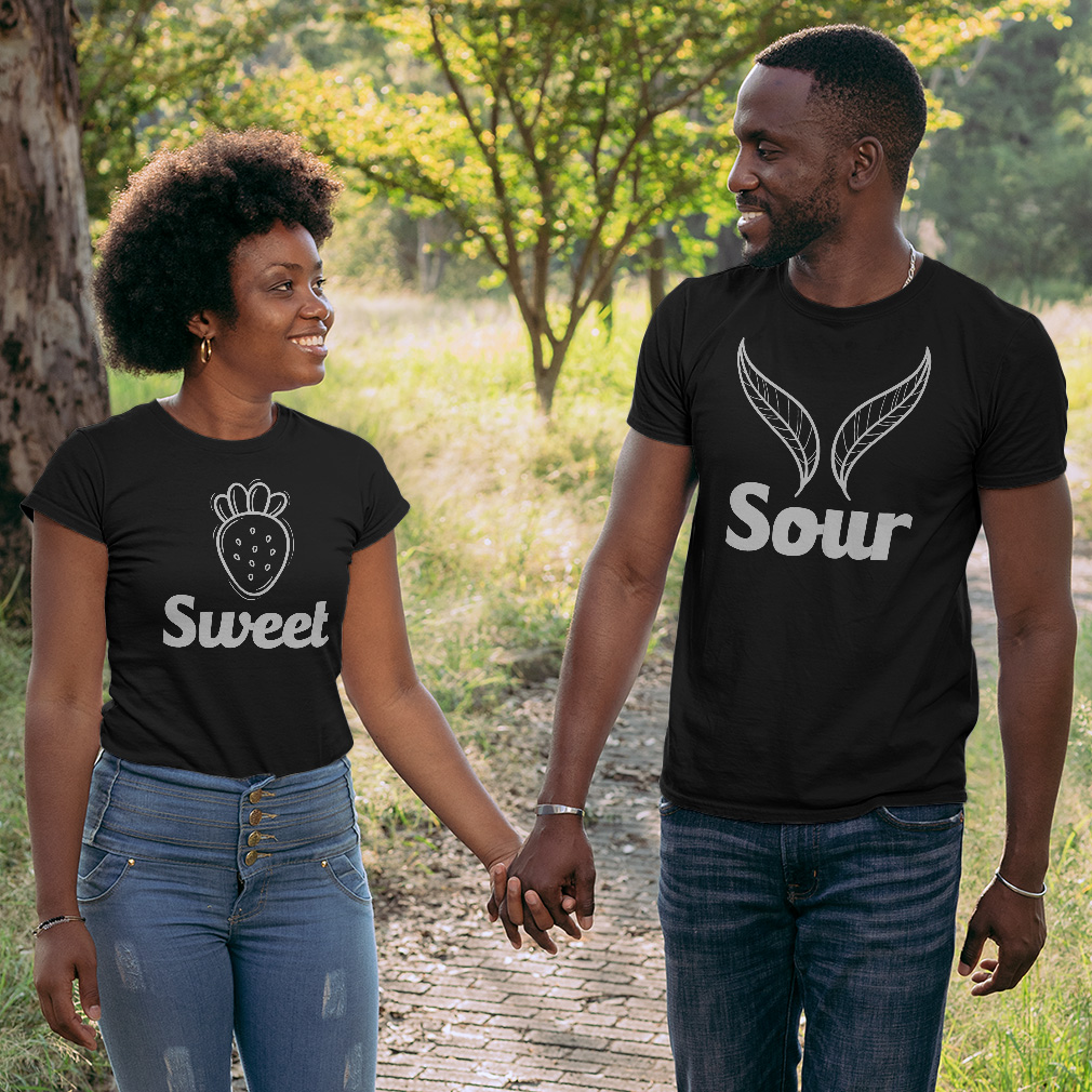 Valentines Day Couples Matching Outfits Clothes for Friends Sour